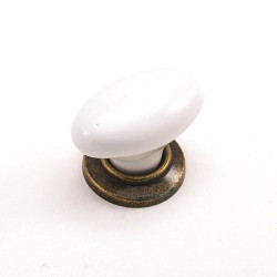 Porselen Badem Düğme Kulp