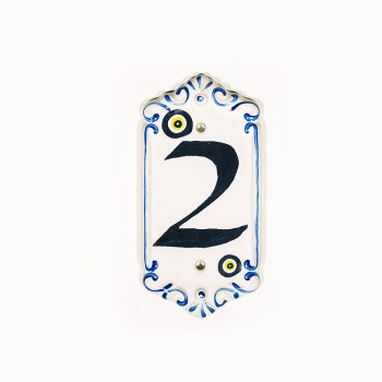 Porselen Kapı Numarası NO: 2