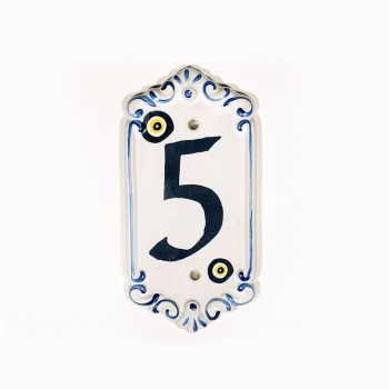 Porselen Kapı Numarası NO: 5