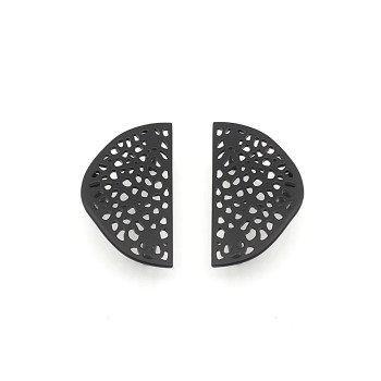 Metal Kreter 64mm Siyah Yay Kulp